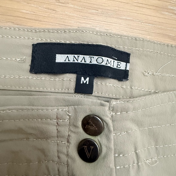 Anatomie Tan Cargo Travel Designer Pants - Picture 4 of 5